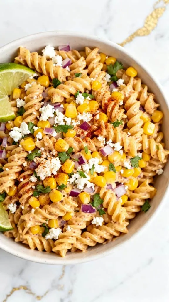 Mexican Street Corn Pasta Salad