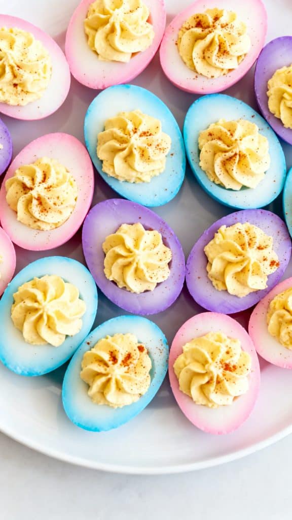 Easter Deviled Eggs