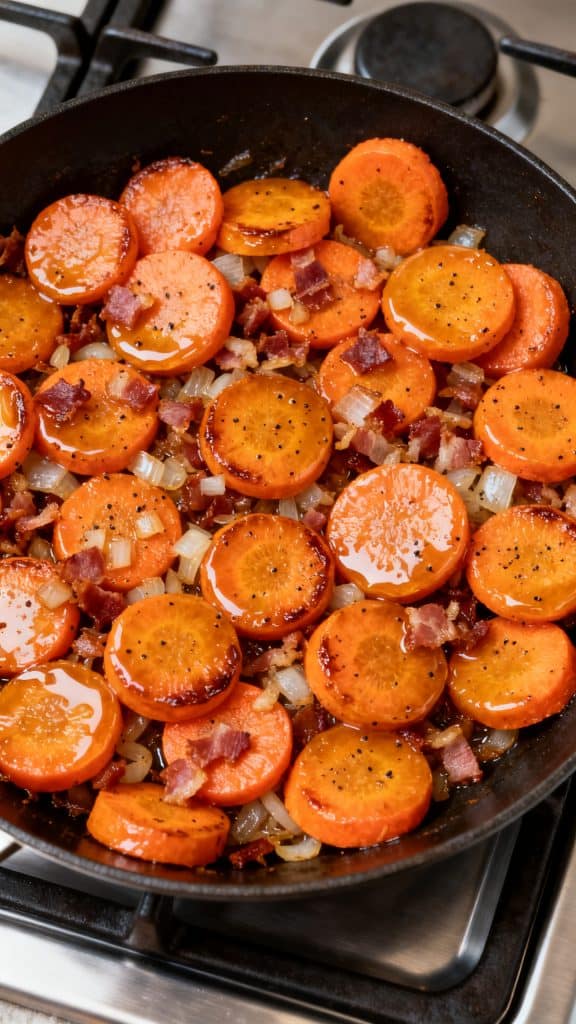 Maple Bacon Carrots