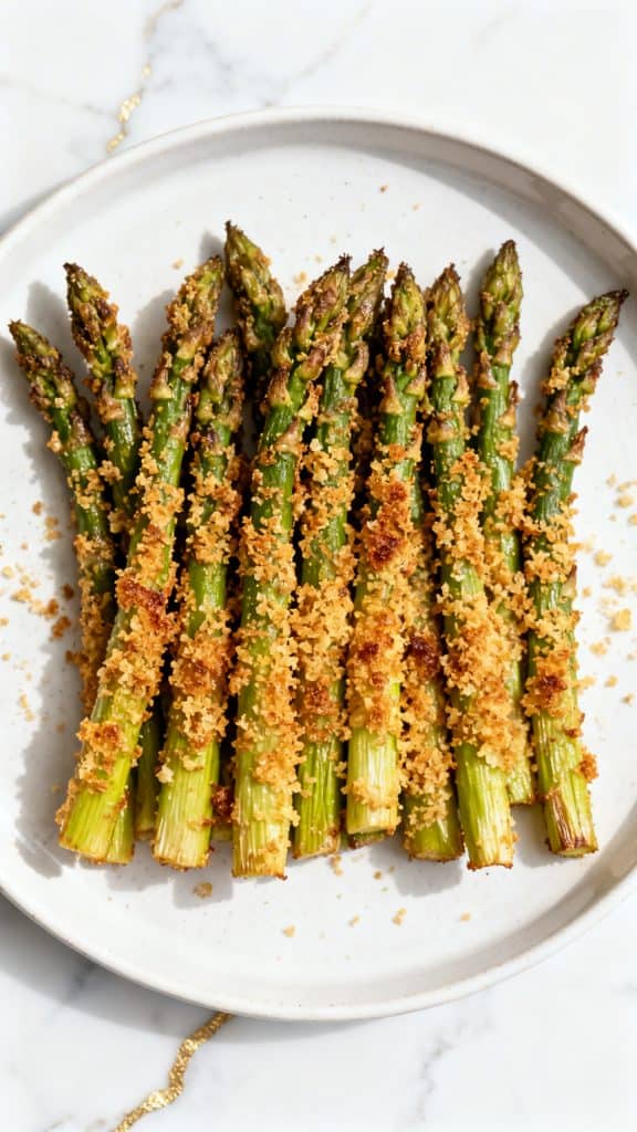 Air-Fried Asparagus with Parmesan