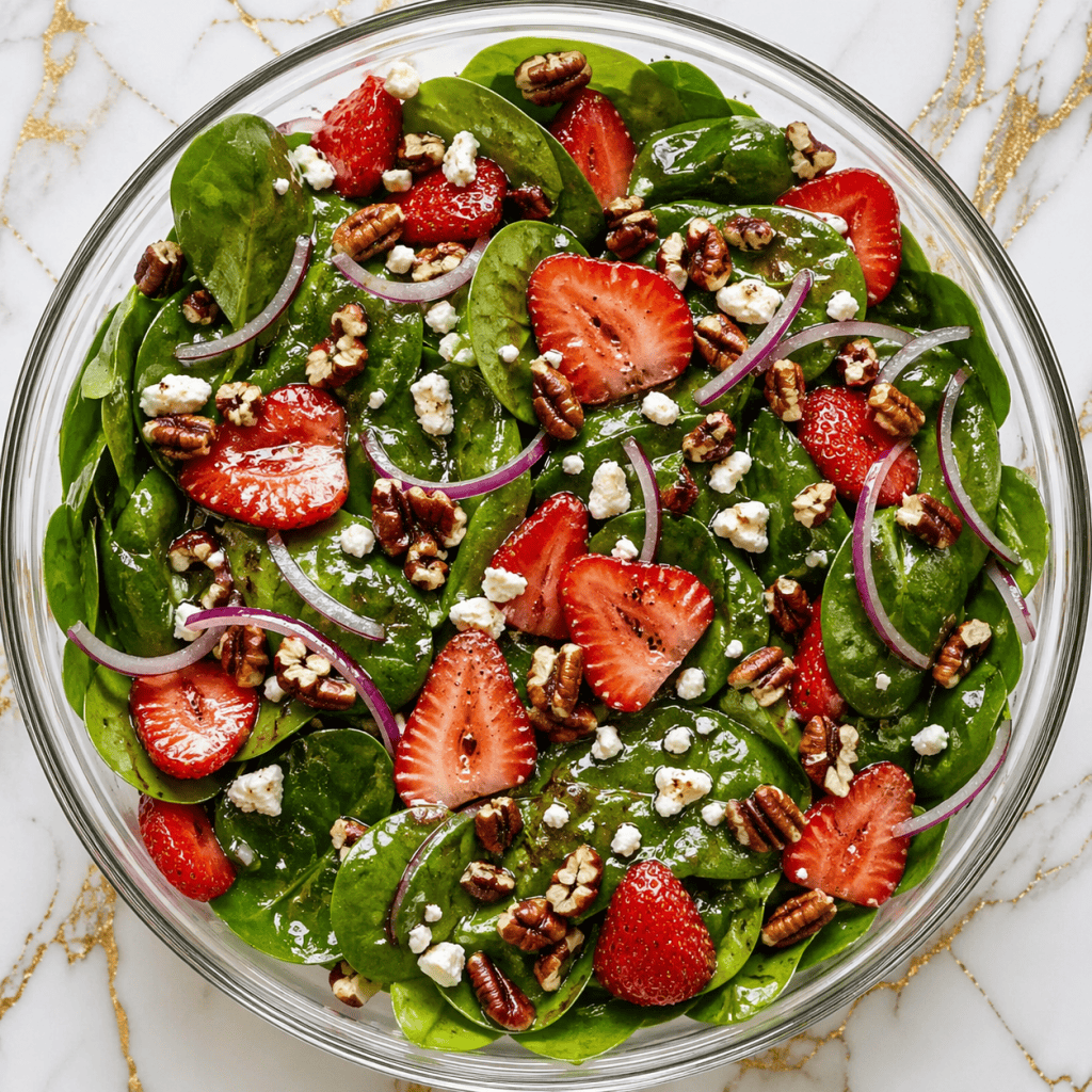 Strawberry Spinach Salad