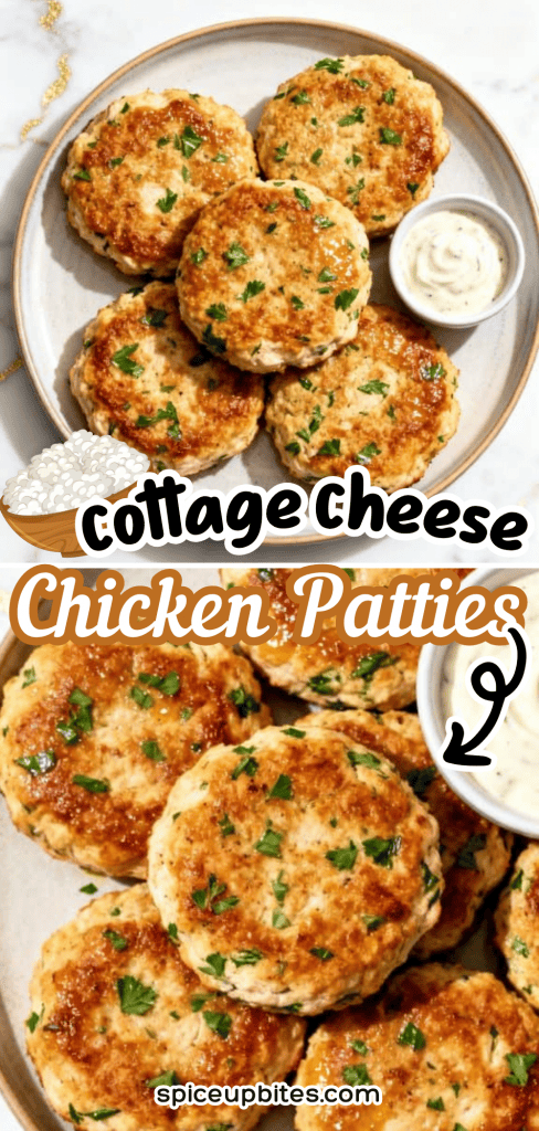 Cottage Cheese Chicken Patties