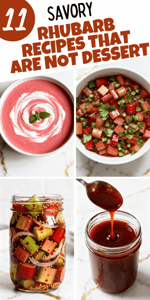 Savory Rhubarb Recipes 
