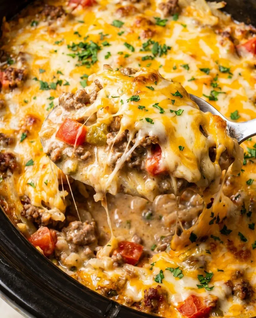 Crockpot Taco Casserole