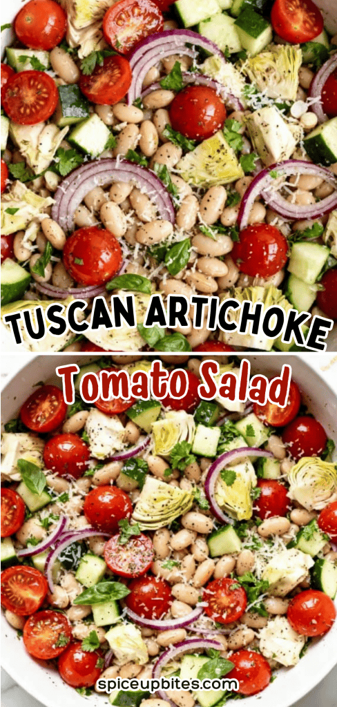 Tuscan Artichoke Tomato Salad