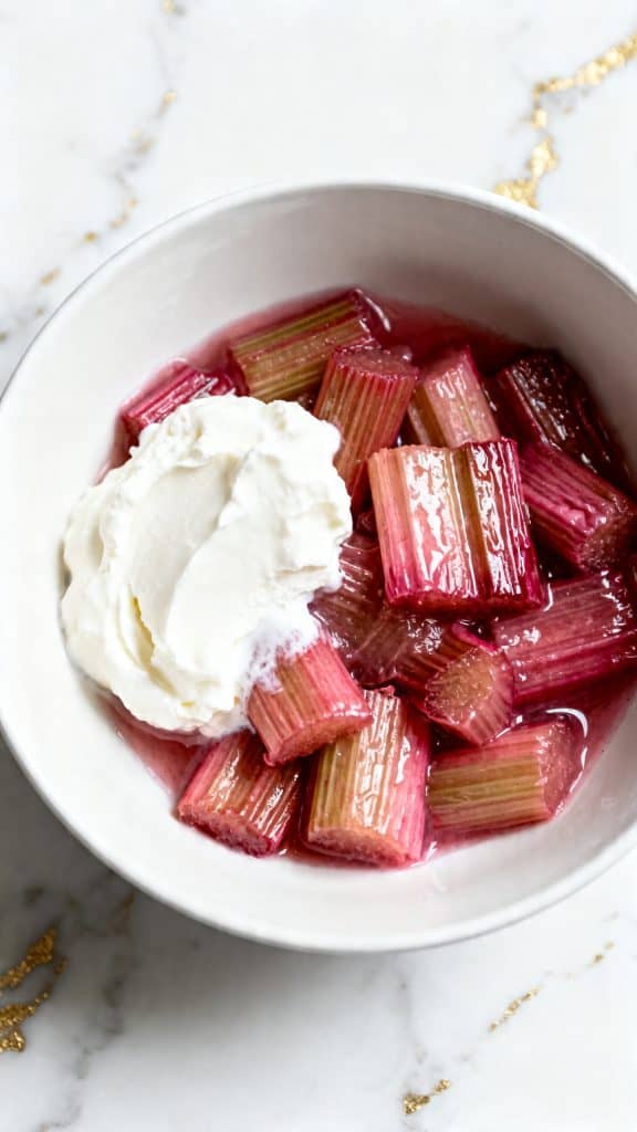 Sweet Roasted Rhubarb