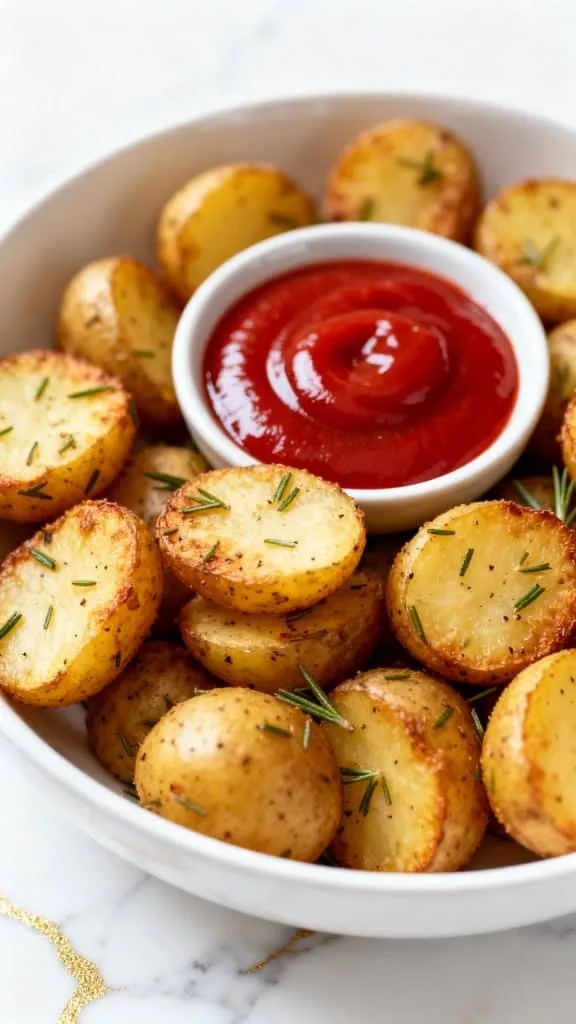 Rosemary Air Fryer Baby Potatoes
