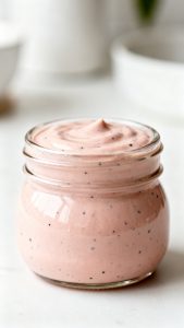 Rhubarb Poppyseed Dressing