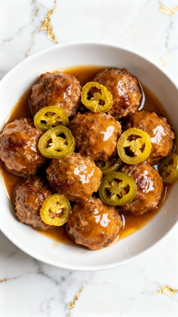 Crockpot Mississippi Meatballs 
