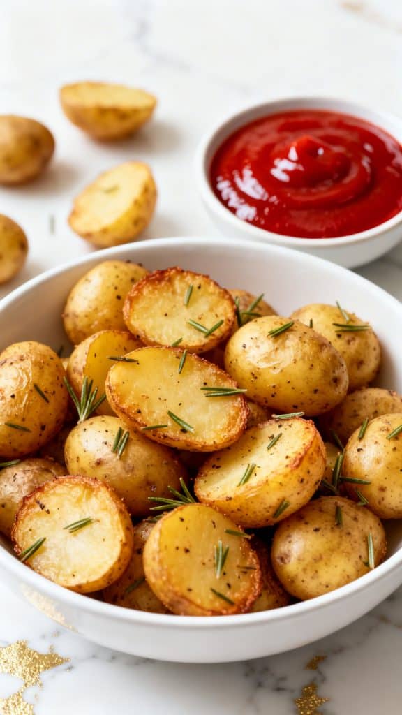 Rosemary Air Fryer Baby Potatoes
