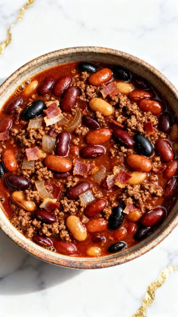 Crockpot Cowboy Beans