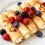 Ukrainian Cottage Cheese Crepes