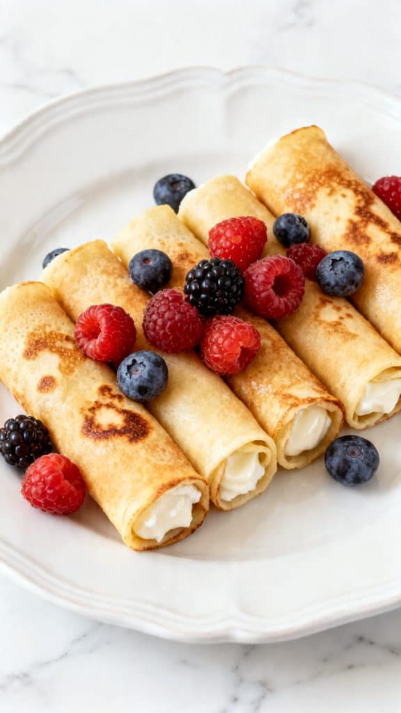 Ukrainian Cottage Cheese Crepes