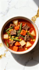 Crockpot Vegetable Beef Soup