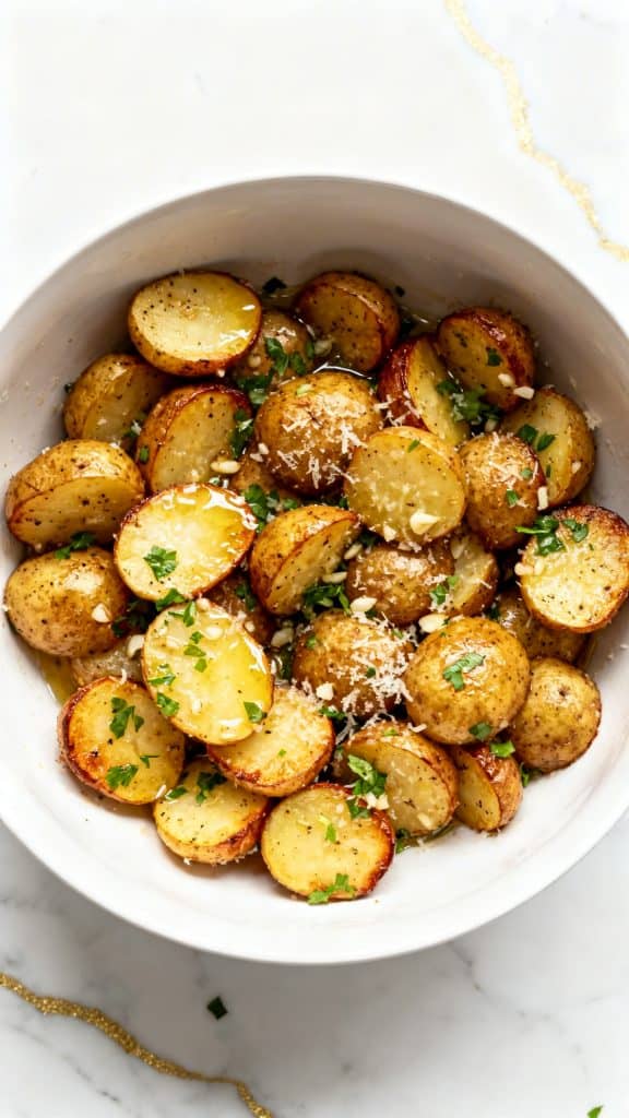 Garlic Butter Potatoes Air Fryer