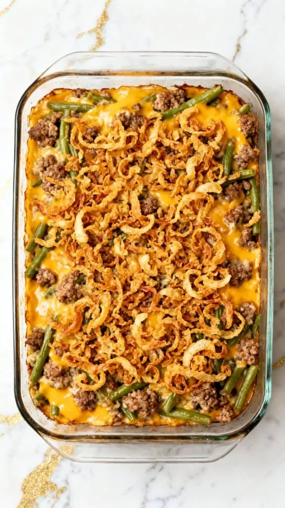 Hamburger Green Bean Casserole