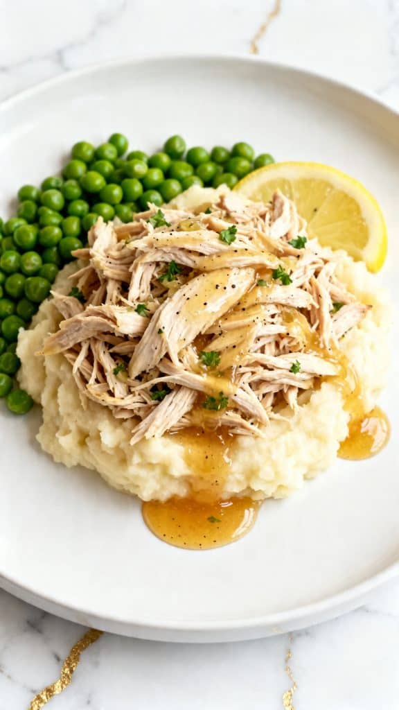 Slow Cooker Lemon Garlic Chicken