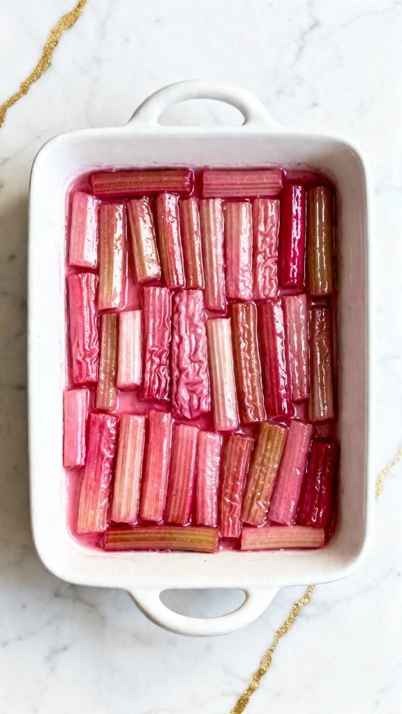 Sweet Roasted Rhubarb
