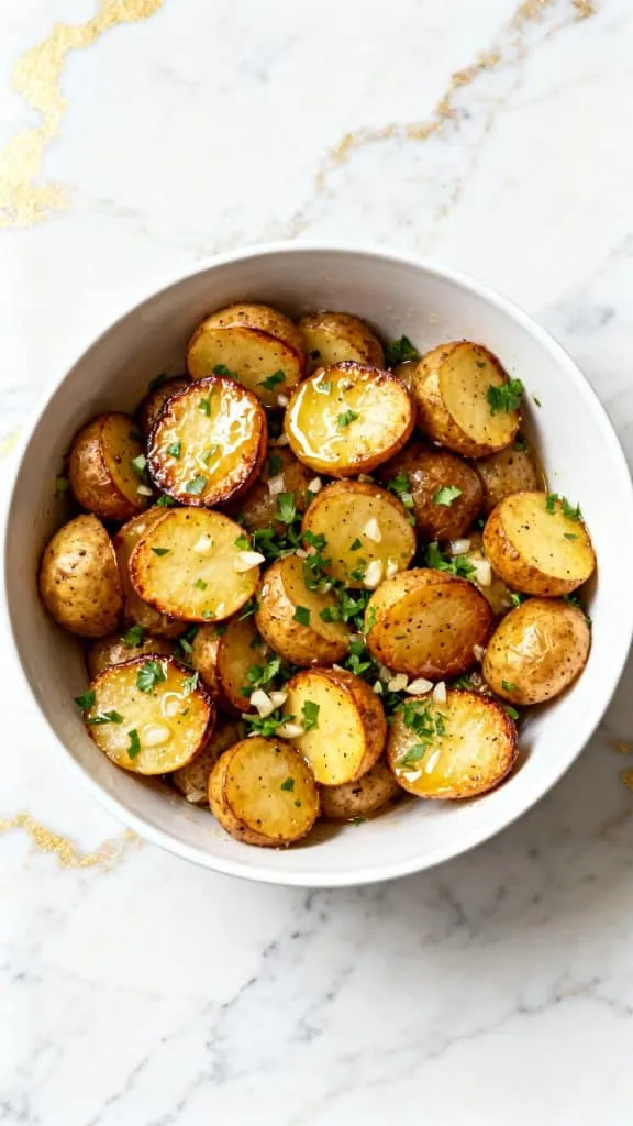 Garlic Butter Potatoes Air Fryer