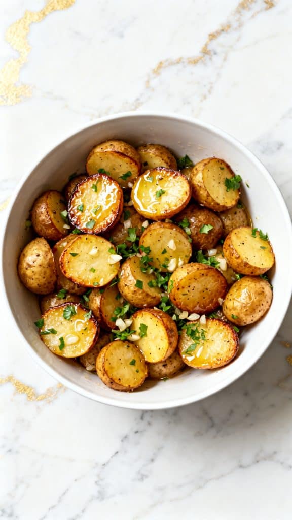 Garlic Butter Potatoes Air Fryer