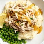 Slow Cooker Lemon Garlic Chicken