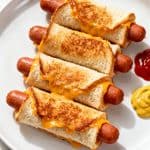 Air Fryer Grilled Cheese Hot Dogs