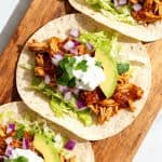 Crockpot Salsa Chicken for Tacos