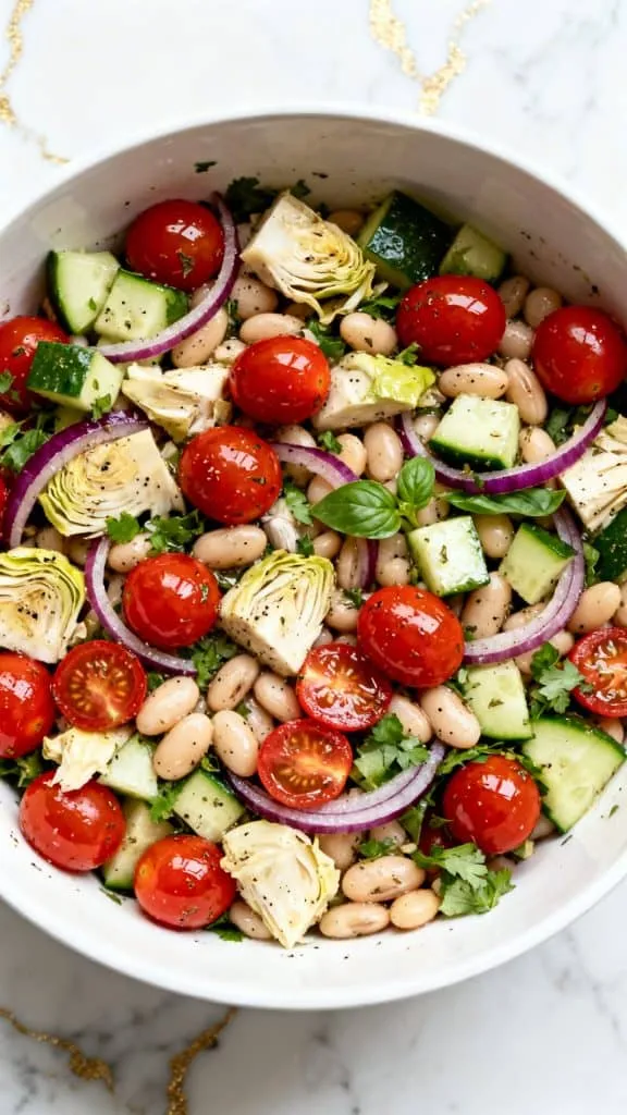 Tuscan Artichoke Tomato Salad