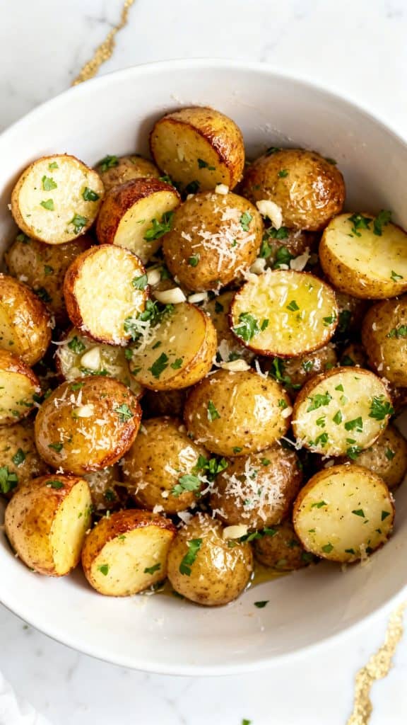 Garlic Butter Potatoes Air Fryer