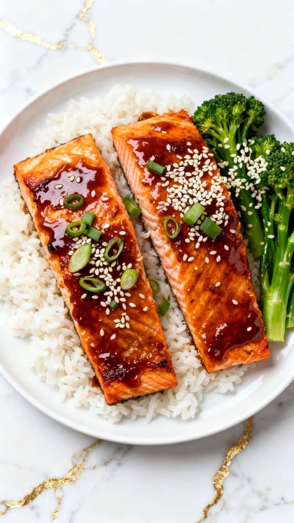 Air Fryer Teriyaki Salmon