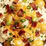 Loaded Cottage Cheese Potato Salad