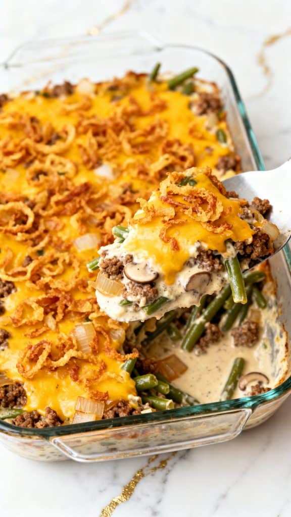 Hamburger Green Bean Casserole
