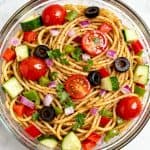 Spaghetti Salad with Italian Dressing