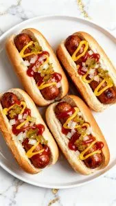 Air Fryer Hot Dogs