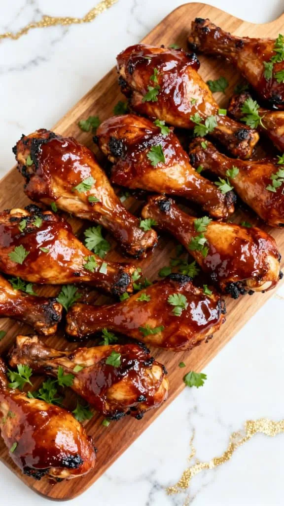 Air Fryer BBQ Chicken Drumsticks