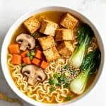 Slow Cooker Ramen Tofu Soup