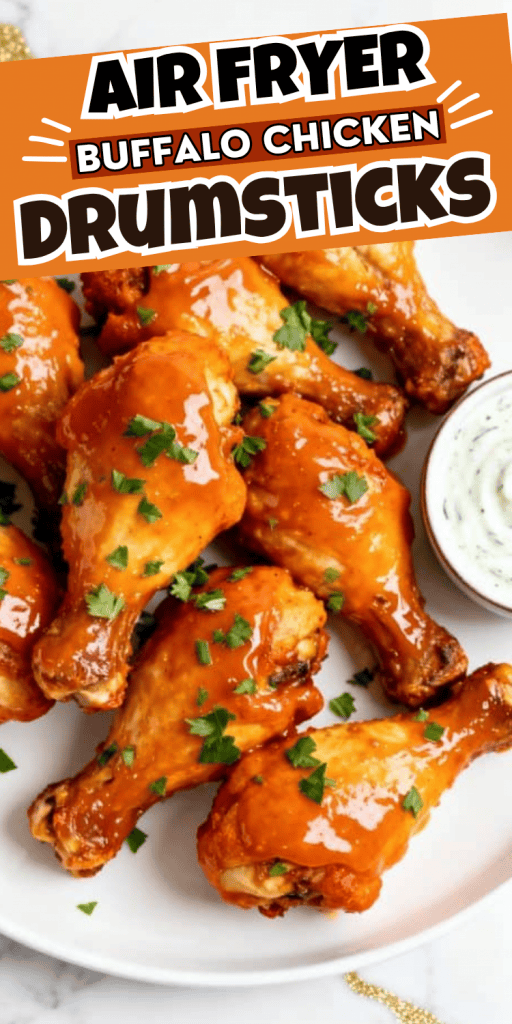 Air Fryer Buffalo Chicken Drumsticks