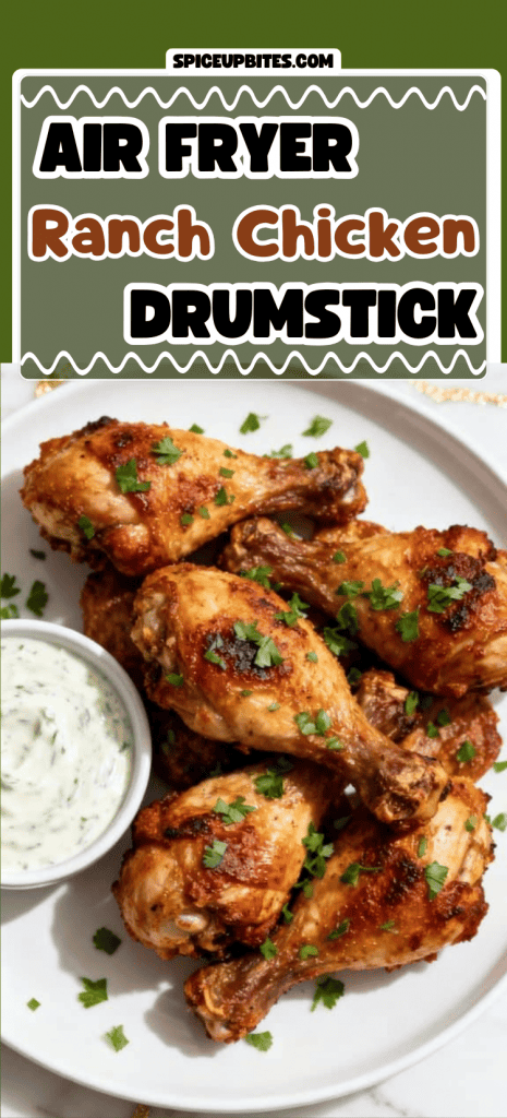 Air Fryer Ranch Chicken Drumsticks