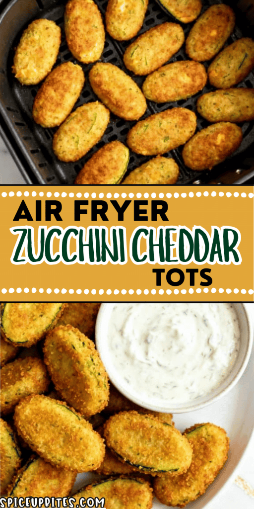 Air Fryer Zucchini Cheddar Tots