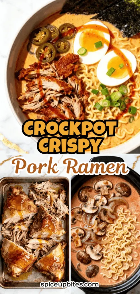 Crockpot Crispy Pork Ramen