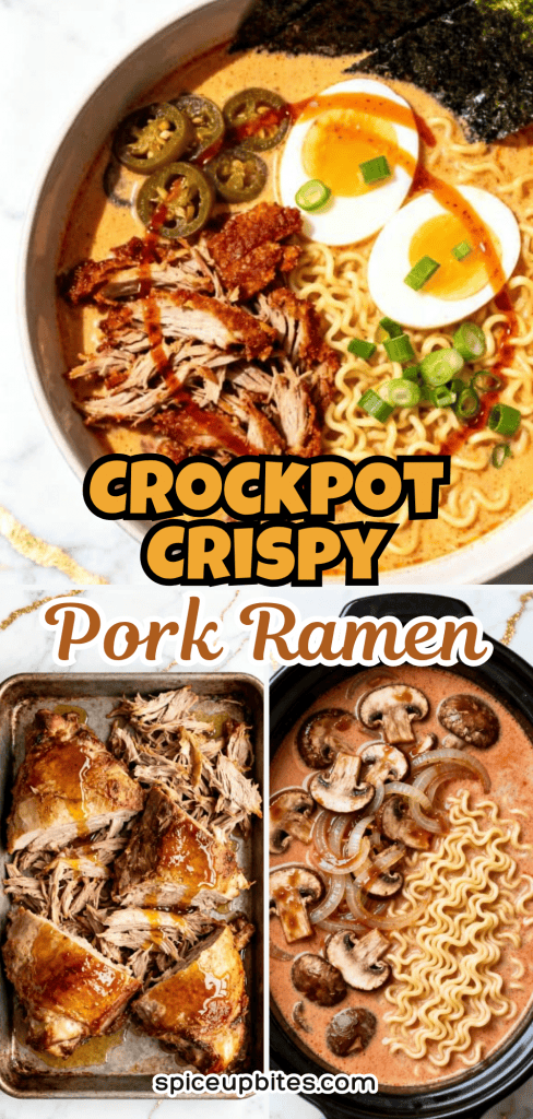 Crockpot Crispy Pork Ramen
