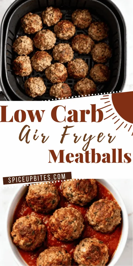 Low Carb Air Fryer Meatballs
