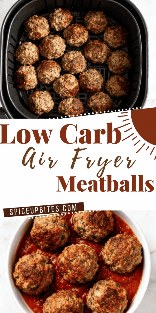 Low Carb Air Fryer Meatballs