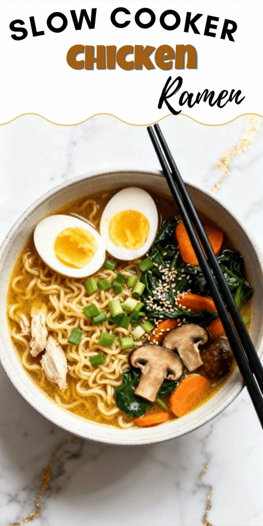 Slow Cooker Chicken Ramen