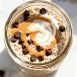 High Protein Cookie Dough Overnight Oats