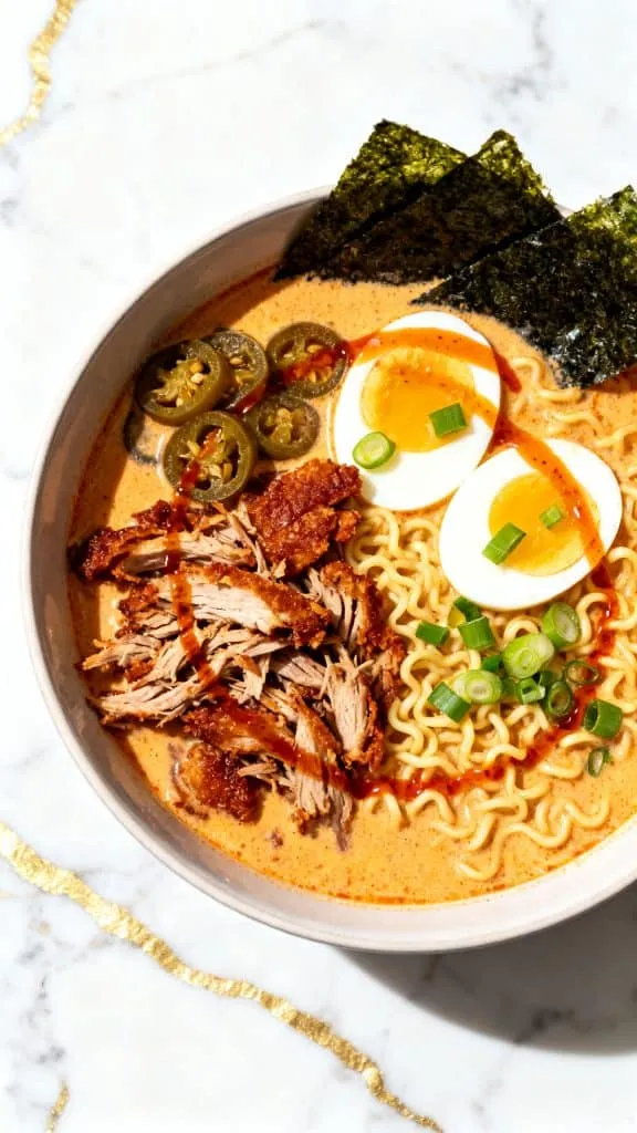 Crockpot Crispy Pork Ramen