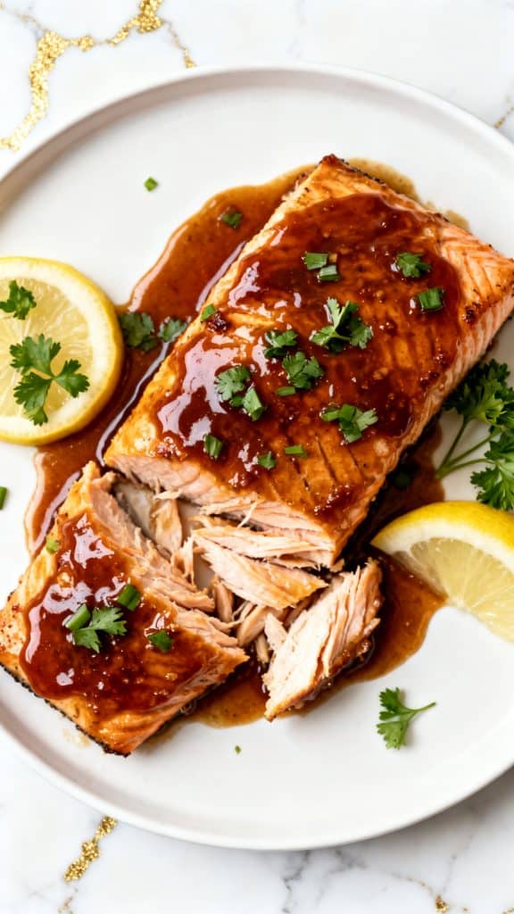 Air Fryer Brown Sugar Glazed Salmon
