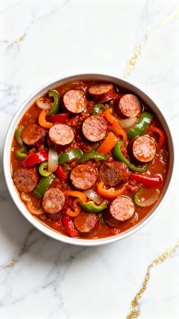 Crock Pot Sausage And Peppers