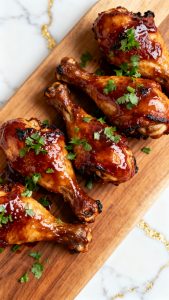Air Fryer BBQ Chicken Drumsticks