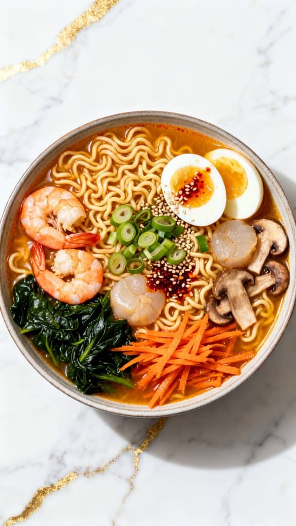 Crockpot Seafood Ramen